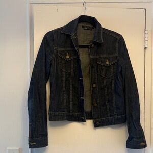 Theory Dark Blue Jean Jacket